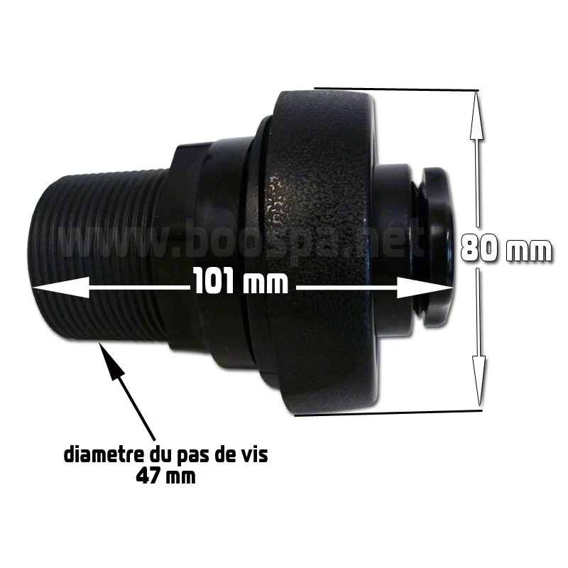 Vanne De Vidange 1'' (33mm) à Bague Rotative 4 Vanne De Vidange 1'' (33mm) à Bague Rotative – Image 2